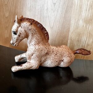 Vintage Breyer Traditional #167 Lying Down Foal Model Horse in Red Roan Coloring